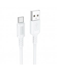 Кабель  USB - Type C Borofone BX111 1.0 m,3.0A White, коробочка Пластик