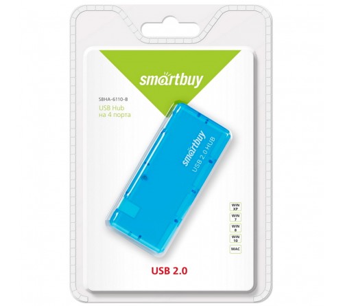 USB-концентратор SmartBuy (SBHA-6110-B) Blue USB-концентратор SmartBuy (SBHA-6110-B) Blue