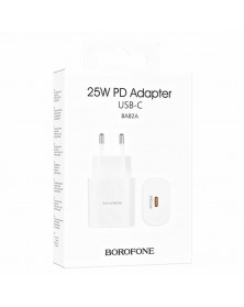 Сетевое Зарядное Устройство 220V- 1*Type-C выход   Borofone BA  82A  3.0A W..