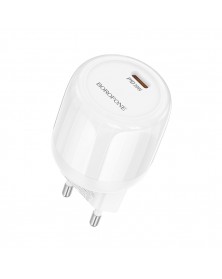 Сетевое Зарядное Устройство 220V- 1*Type-C выход   Borofone BA  92A  3.0A W..