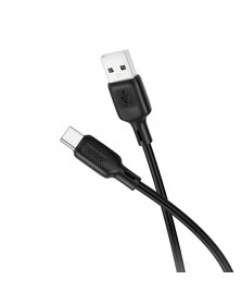 Кабель  USB - Type C Borofone BX113 1.0 m,3.0A White, коробочка Силикон