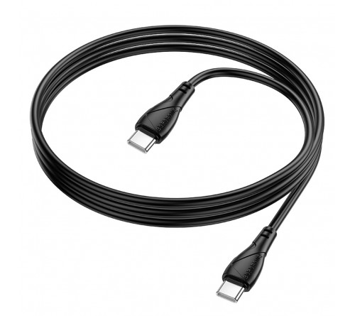 Кабель  Type-C - Type-C Borofone BX121 1.0 m,3.0A, Black, коробочка Пластик, PD60W