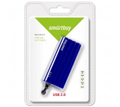 USB-концентратор SmartBuy (SBHA-6810-B) Blue
