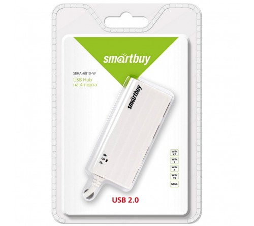USB-концентратор SmartBuy (SBHA-6810-W) White