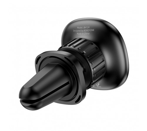 Автодержатель Borofone BH124 Roman для смартфона, на воздуховод, пластик, магнитный, Black-Red