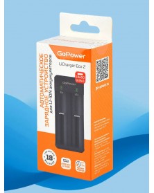 Зарядное устройство  GoPower LiCharger Eco 2 Li-ion 2 слота (1/40)..