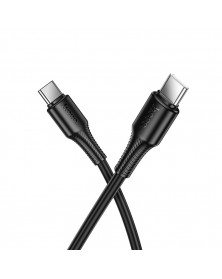 Кабель Type-C - Type-C Hoco X120 1.0 m, 3.0A, Black, коробочка Пластик PD .. Кабель Type-C - Type-C Hoco X120 1.0 m, 3.0A, Black, коробочка Пластик PD ..