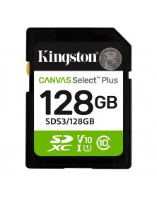 Карта памяти  SDXC  128Gb (Class  10)  Kingston Canvas Select Plus UHS-1 U-..
