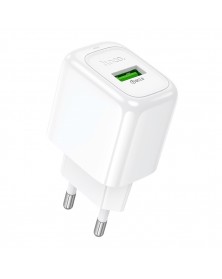 Сетевое Зарядное Устройство 220V- 1*USB выход   Hoco CS52A  3.0A White QC3...