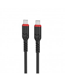 Кабель Type-C - Type-C Hoco X 59 3.0 m, 3.0A, Black, коробочка Нейлон PD .. Кабель Type-C - Type-C Hoco X 59 3.0 m, 3.0A, Black, коробочка Нейлон PD ..