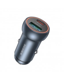 Автомобильное Зарядное Устройство 12V- USB 1*Type-C выход + 1*USB выход Bor..