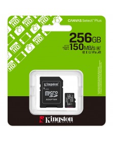 Карта памяти  MicroSDXC   256Gb (Class  10)  Kingston +  Адаптер SD Canvas ..