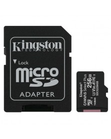 Карта памяти  MicroSDXC   256Gb (Class  10)  Kingston  +  Адаптер SD Canvas.. Карта памяти  MicroSDXC   256Gb (Class  10)  Kingston  +  Адаптер SD Canvas..