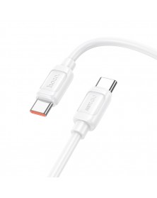 Кабель Type-C - Type-C Hoco X115 1.0 m, 5.0A, White, коробочка Пластик PD .. Кабель Type-C - Type-C Hoco X115 1.0 m, 5.0A, White, коробочка Пластик PD ..
