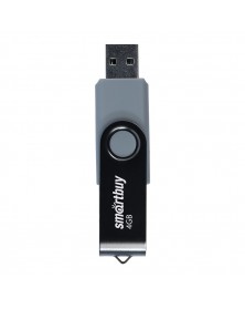 USB Флеш-Драйв    4Gb  Smart Buy Twist Color Mix..