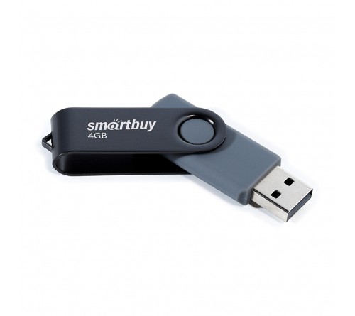 USB Флеш-Драйв    4Gb  Smart Buy Twist Color Mix