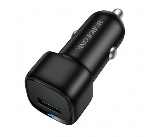 Автомобильное Зарядное Устройство 12V- USB 1*USB выход   Borofone BZ  34    3.0A,Black QC 3.0 Fast Charger 18W