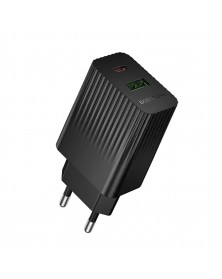 Сетевое Зарядное Устройство 220V- 1*Type-C выход + 1*USB Borofone BAS76A .. Сетевое Зарядное Устройство 220V- 1*Type-C выход + 1*USB Borofone BAS76A ..