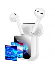 Гарнитура Borofone BW 86 TWS        (Внутриканальная)  (    ) White   HiFi ..