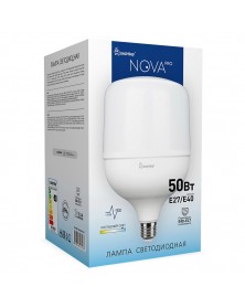 Лампа светодиодная SmartBuy (LED) HP2-50-6500K-E27 50W Холодный Днвной свет..