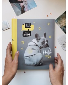 Ф/Альбом  PL - 005-4  SA-10 Магн.листов, внутр. спираль  (23*28)  fluffy pe..