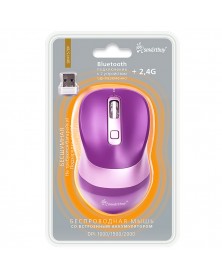 Мышь Smart Buy  757DP X-57           (BT+Nano,2000dpi,Optical) Violet 2 Вид..