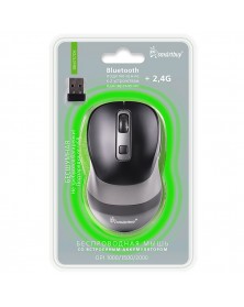 Мышь Smart Buy  757DK X-57           (BT+Nano,2000dpi,Optical) Black 2 Вида..
