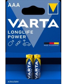 Батарейка VARTA             LR03  Alkaline  (  2BL)(20)(100) High Energy/ L Power