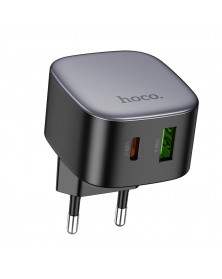 Сетевое Зарядное Устройство 220V- 1*Type-C выход + 1*USB  Hoco CS32A  3.0A ..