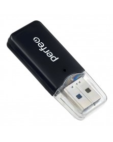USB-картридер  Perfeo (PF-VI-R022 Black)  MicroSD Black (PF_C3790)..