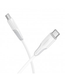 Кабель  Type-C - Type-C Borofone BX119 1.0 m,3.0A, White, коробочка Пластик, PD60W