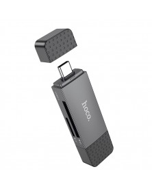 USB-картридер HOCO (HB 45) SD/MicroSD Black USB 3.0 - Type-C.. USB-картридер HOCO (HB 45) SD/MicroSD Black USB 3.0 - Type-C..