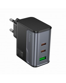 Сетевое Зарядное Устройство 220V- 2*Type-C выхода + 1*USB  Hoco CS75A  3.0A..