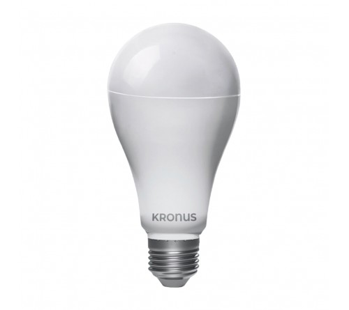 Лампа светодиодная KRONUS (LED) A65-  25W-4000K E27 Белый свет (KRS-01-0050)