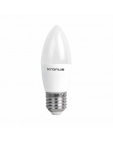 Лампа светодиодная KRONUS (LED) C37-  12W-6000K E27 Холодный Дневной свет (..