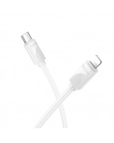 Кабель  Type C - 8-pin Hoco X114 1.0 m,3.0A, White, коробочка Пластик PD 27..