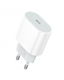 Сетевое Зарядное Устройство 220V- 1*Type-C выход   Borofone BA100A  3.0A Wh..