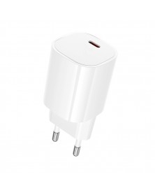 Сетевое Зарядное Устройство 220V- 1*Type-C выход   Borofone BA103A  3.0A Wh..