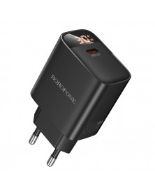 Сетевое Зарядное Устройство 220V- 1*Type-C выход   Borofone BA  97A  3.0A B..