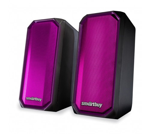 Колонки Smart Buy (SBA 4300)                2.0 (2*   3W)  Rapture/Восторг,Black Bluetooth, питание 5V или от USB RGB-Подсветка