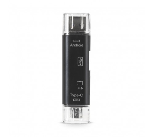 USB-конвертер SmartBuy (SBR-801-S)  USB, MicroUSB в USB, Type-C, OTG White