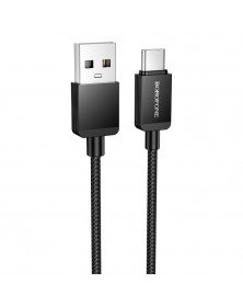 Кабель USB - Type C Borofone BX120 1.0 m,2.4A Black, коробочка Нейлон.. Кабель USB - Type C Borofone BX120 1.0 m,2.4A Black, коробочка Нейлон..