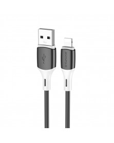 Кабель USB - 8-pin Borofone BX 79 1.0 m,2.4A Black, коробочка Силикон.. Кабель USB - 8-pin Borofone BX 79 1.0 m,2.4A Black, коробочка Силикон..