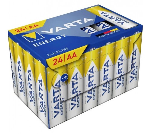 Батарейка VARTA             LR6  Alkaline   Pack24  ENERGY AA CUBE  Alkaline 1.5V (4106) (24/288)