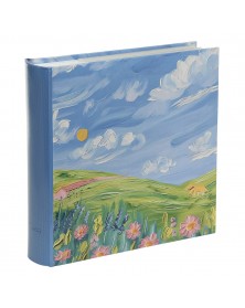 Ф/Альбом  Pioneer  (136947)  200 ф  книжный переплет, Memo, Цветы (12)  ..