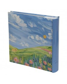 Ф/Альбом  Pioneer  (136947)  200 ф  книжный переплет, Memo, Цветы (12)  ..