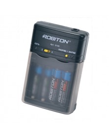 Зарядное устройство  Robiton  Smart  S100  Заряжает 2 или 4 Ni-Cd /Ni-MH ак..