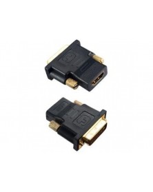 Кабель  Perfeo (A7004)  HDMI A розетка - DVI-D вилка адаптер в пакете ()..