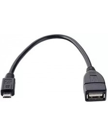 Кабель  Perfeo (U4202) USB2.0 A розетка - MicroUSB вилка (OTG)  0.2м  пакет..