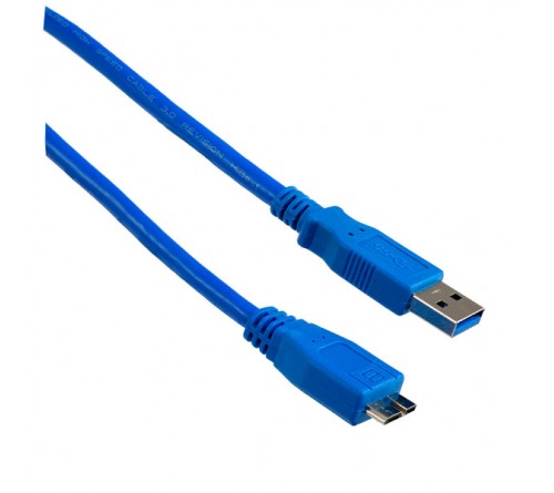 Кабель  Perfeo (U4602) USB3.0 A вилка - MicroUSB3.0 вилка  1.8м  пакет (  40) для подключения внешних HDD USB 3.0
